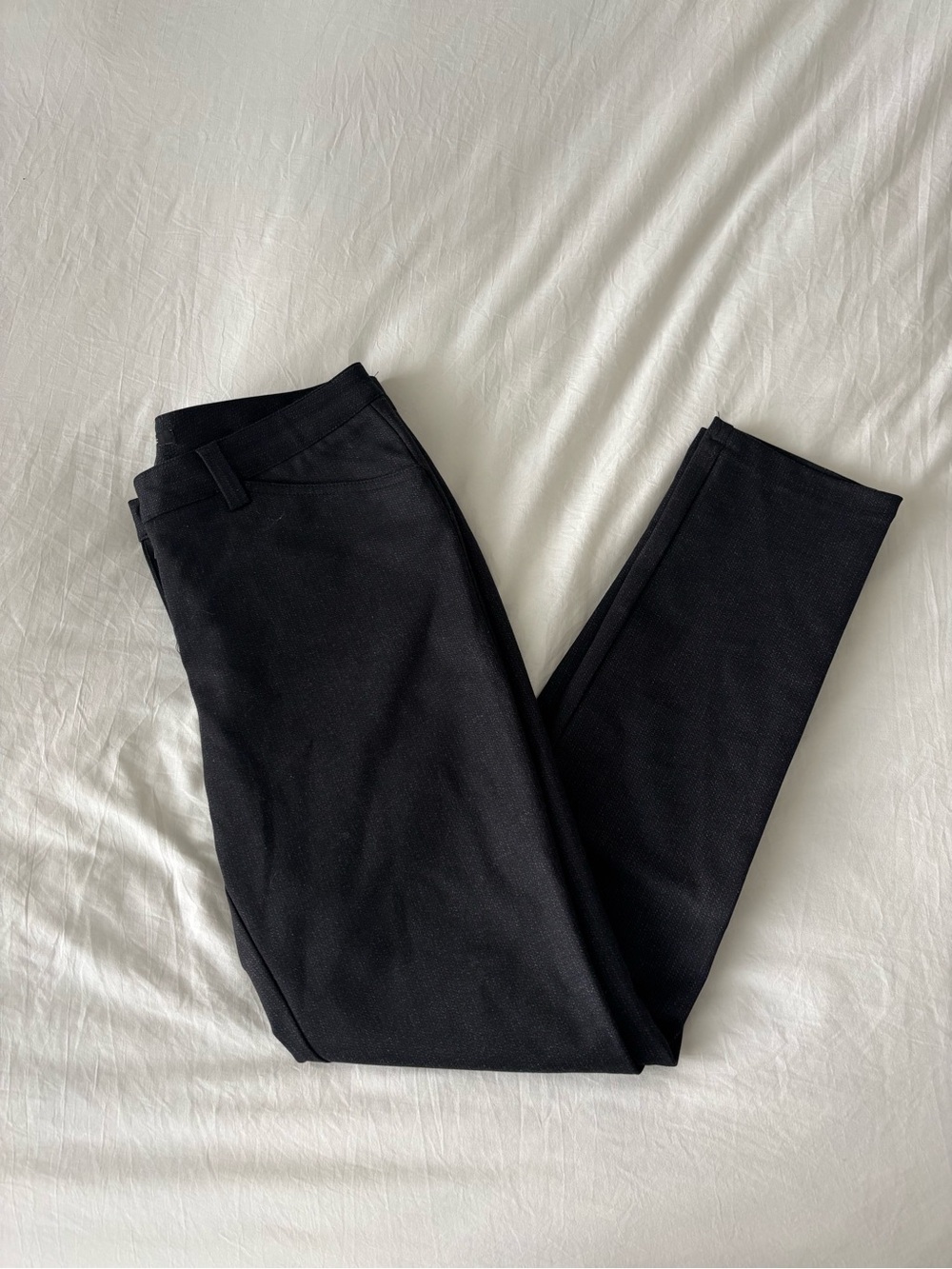 Andrew Marc Black Straight Leg Dress Pants Trousers Size 8